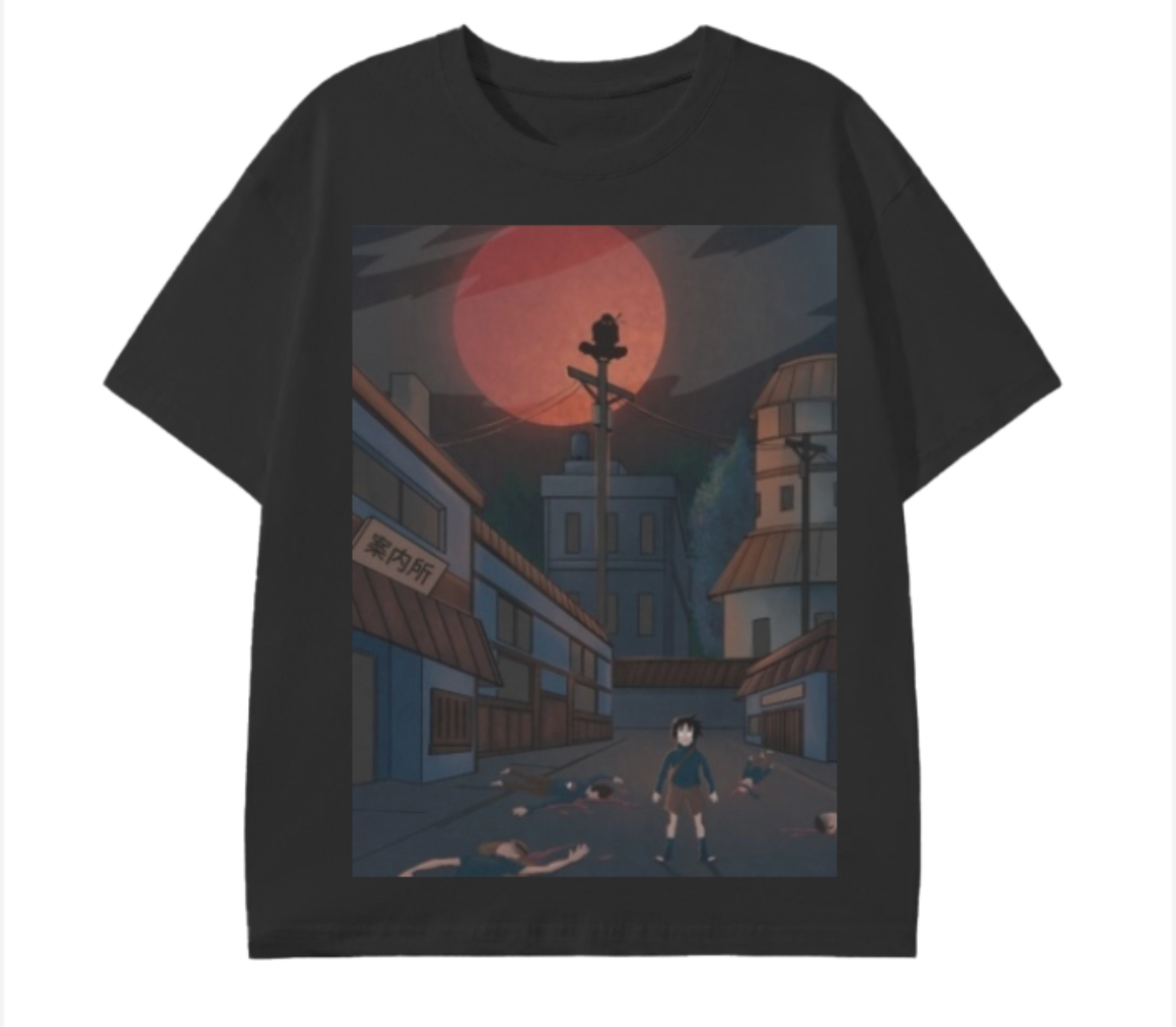 Itachi  Graphic Oversize Tee